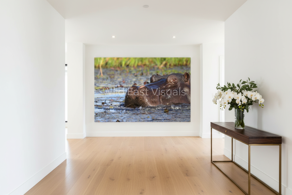 River Sovereign fine art print displayed in a luxury entrance hallway, no frame — Wild East Visuals