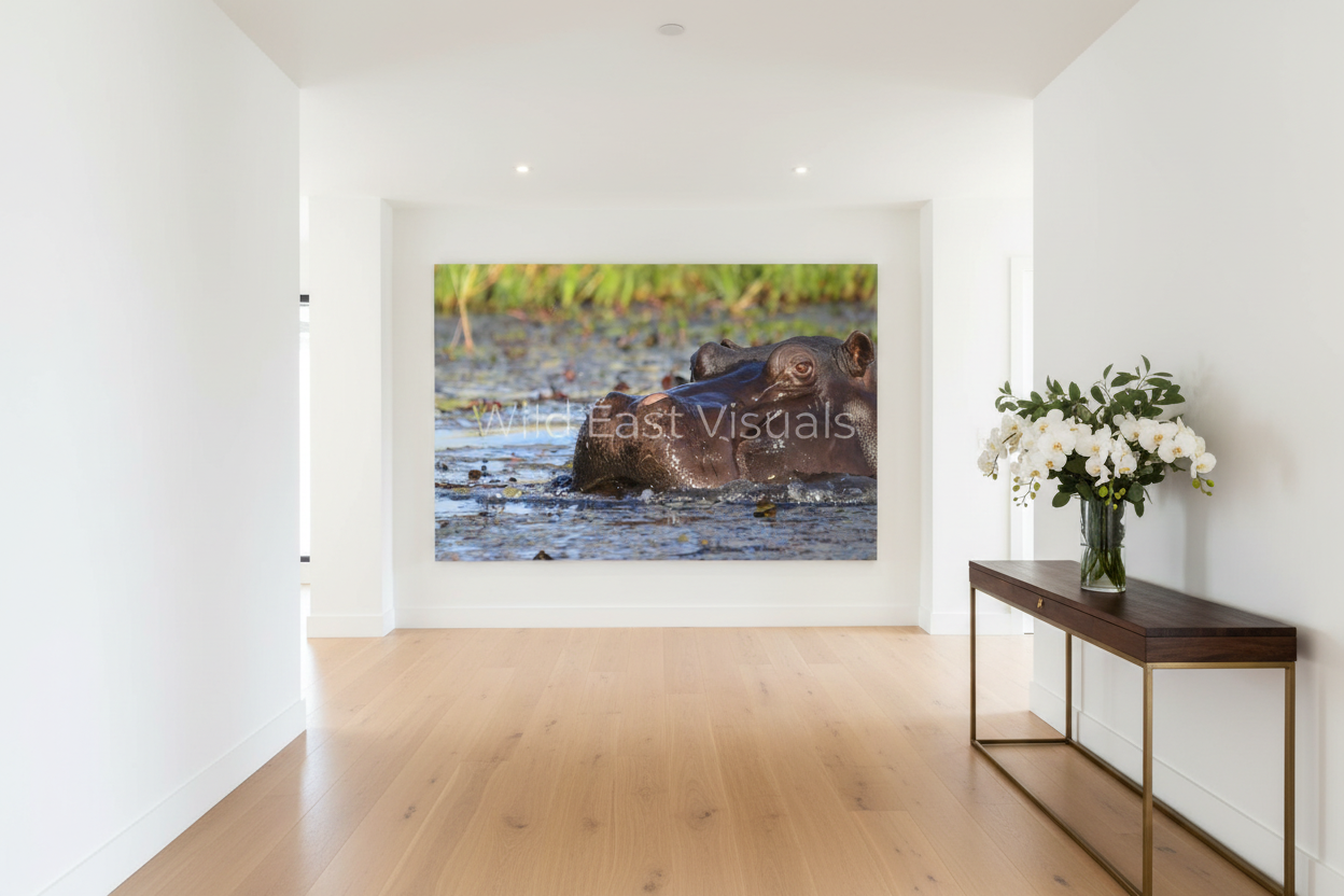 River Sovereign fine art print displayed in a luxury entrance hallway, no frame — Wild East Visuals